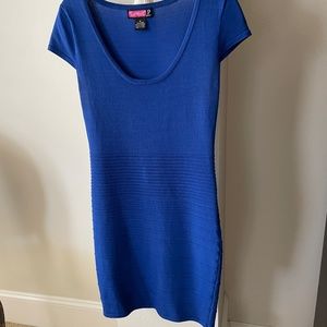 Blue Knit Dress